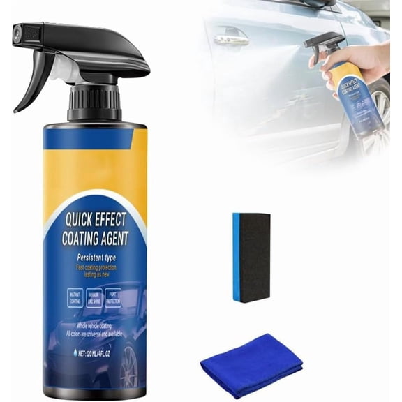 SONGAUN Advanced Car Quick-acting Coating Agent Spray, Quick Effect Coating Agent Spray, Car Coating Sprays, Quickly Coat Cars Wax, Polish Sprays Waterless Wash Wax