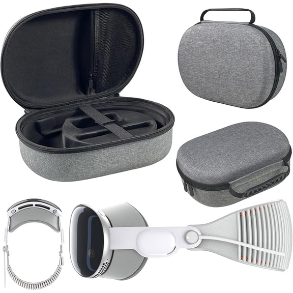 SONGAUN Hard Carrying Case for Apple Vision Pro, Anti-Fall Waterproof Portable Protector for Apple Vision Pro Case, Travel Storage Case Compatible with Apple Vision Pro VR Headset and Accessories