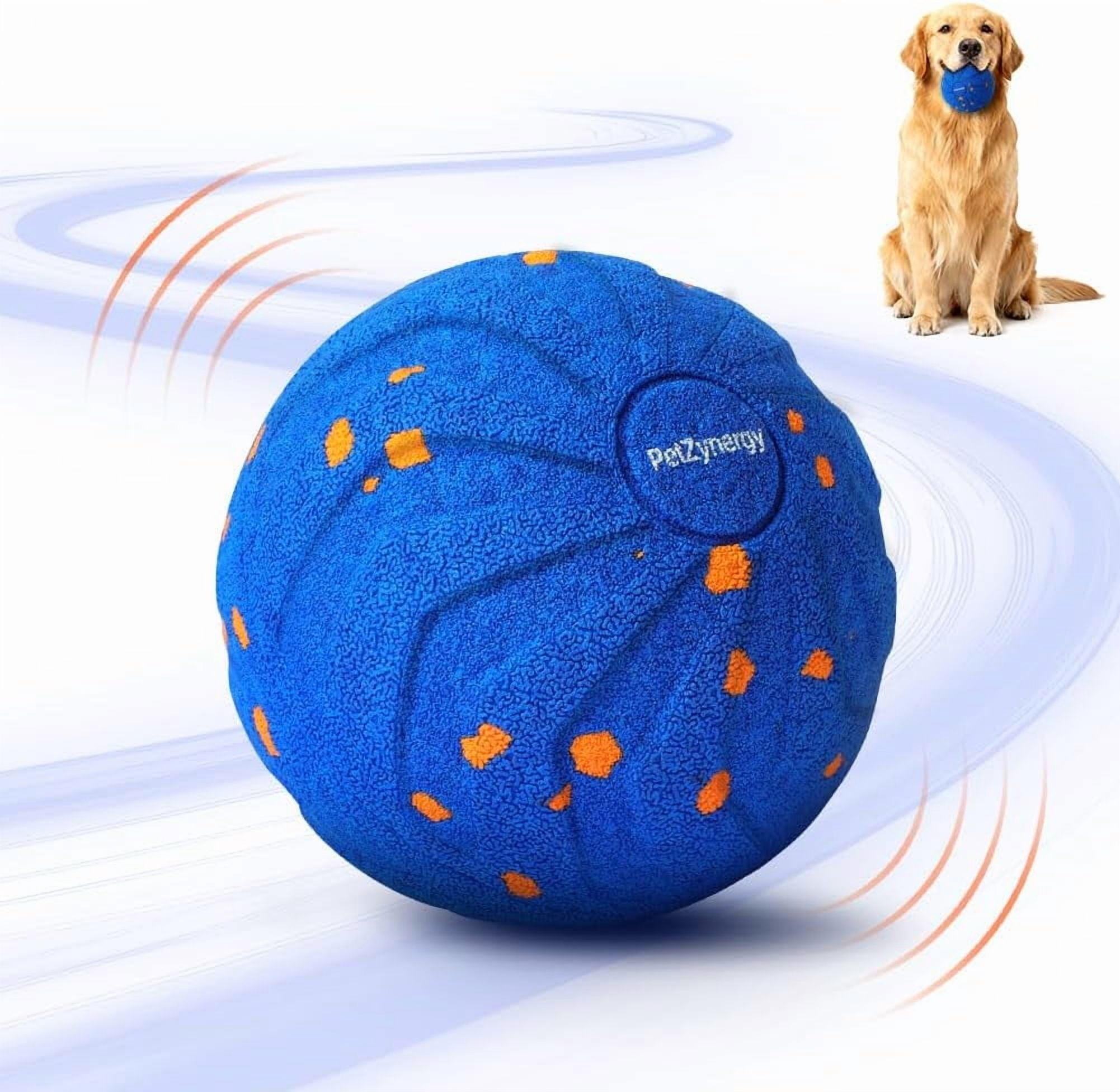 SONGAUN Smart Interactive Dog Toys, Dog Balls, Automatic Active Rolling Balls, Interactive Dog Toys, Rechargeable, Dust And Waterproof, Automatic Moving Toys for Puppy/Small/Medium/Large Dogs(Blue)