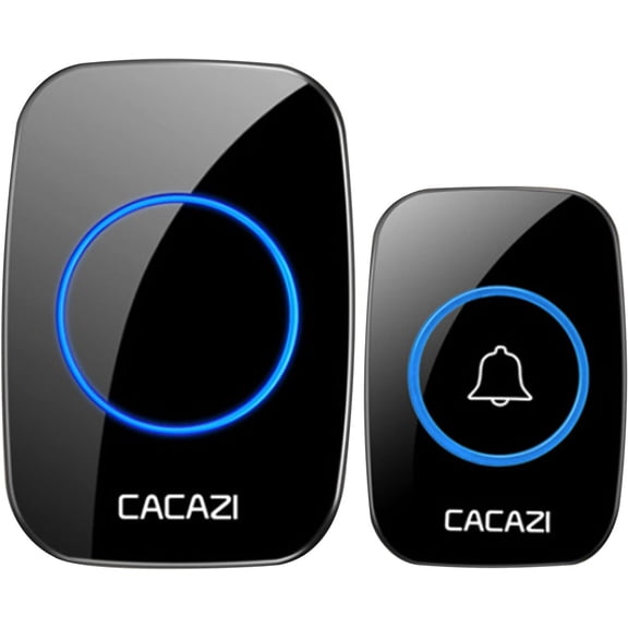 SONGAUN Wireless Doorbell Receiver Transmitter Battery Powered Simple Outside Waterproof Intelligent Remote Control