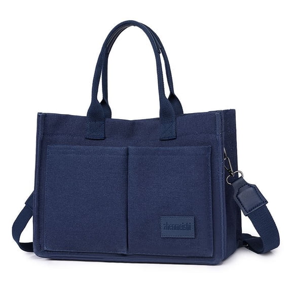 SONGAUN Women's Canvas, Crossbody, Satchel Messenger Hobo Shoulder Purse Handbags Simple Modern Tote Bag, L