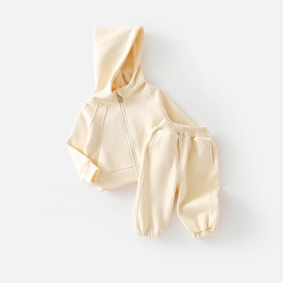 SONGGE Girls Outfit Sets Cute Toddler Fall Hoodie And Pants Two Piece Outfit Sets Long Sleeve Pullover Jogger Set For Baby Girls Comfortable Casual Playwear Cartoon Boho Clothing Sets