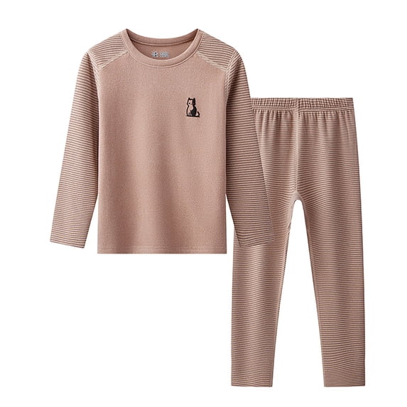 SONGGE Toddler Girls Thermal Tops Pants Heated Base Layer Winter Warm Long For Cold Weather Kids Outfit Sets Long Sleeve Leisure Clothes Sets