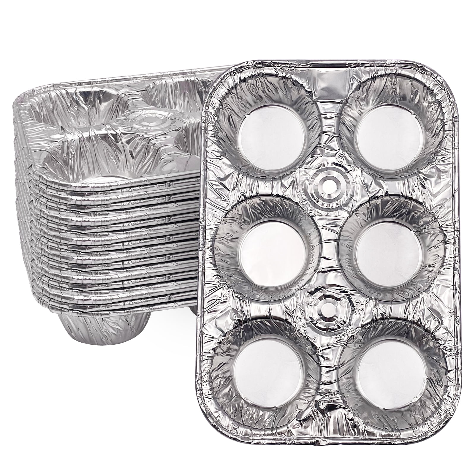 Disposable 6 Cup Muffin Pan - #1500