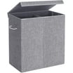 BirdRock Home Single Linen Laundry Hamper with Lid and Removable Liner ...