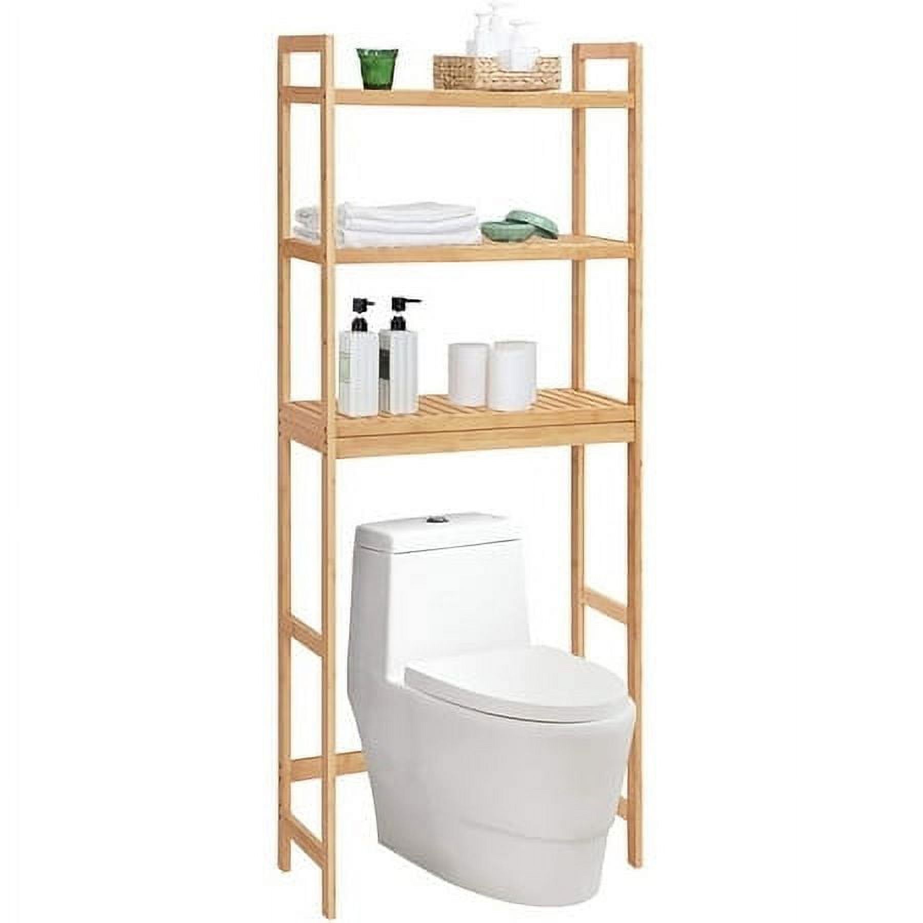 SONGMICS 4 Tier Over The Toilet Storage Metal Storage Rack with