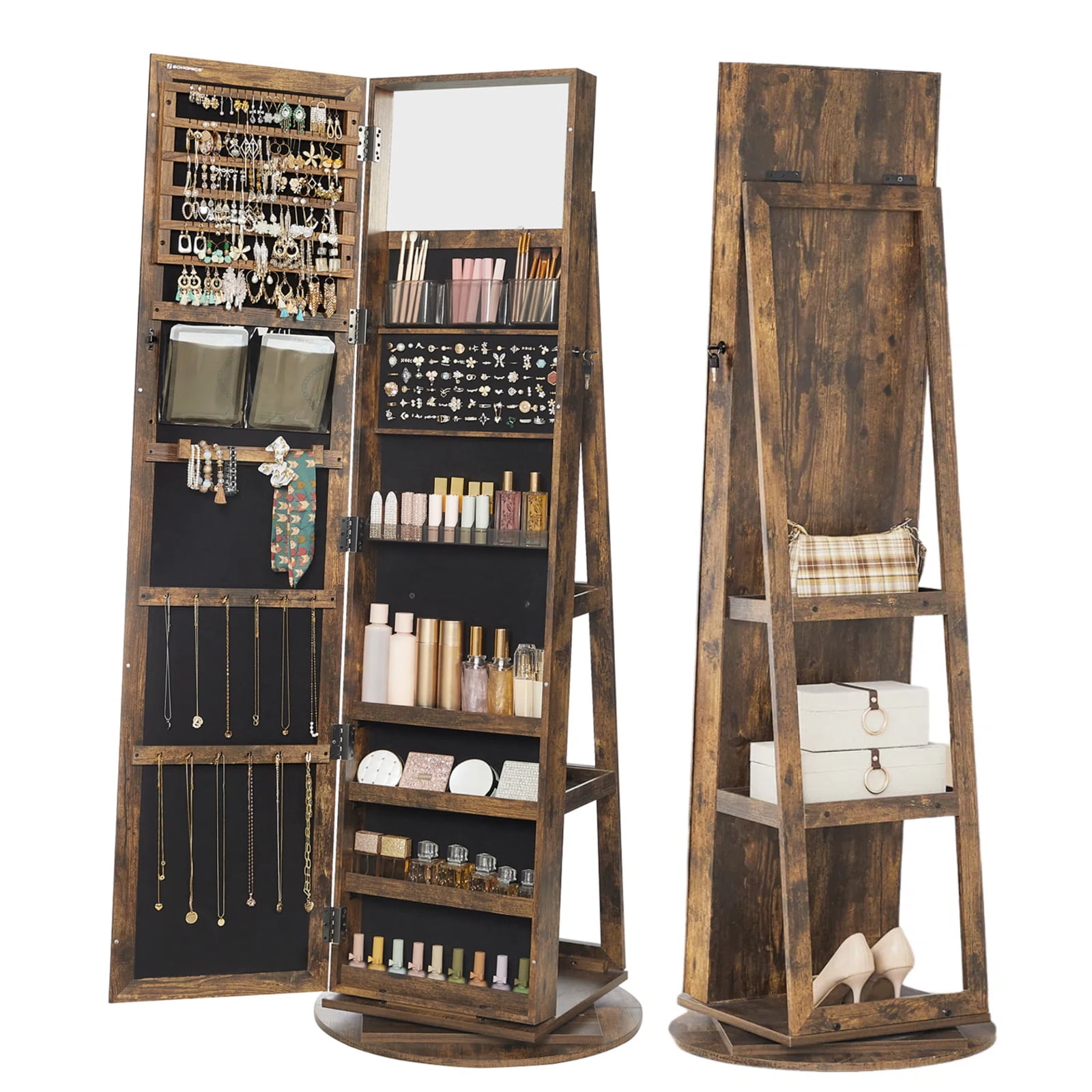 Rustic jewelry cabinet discount