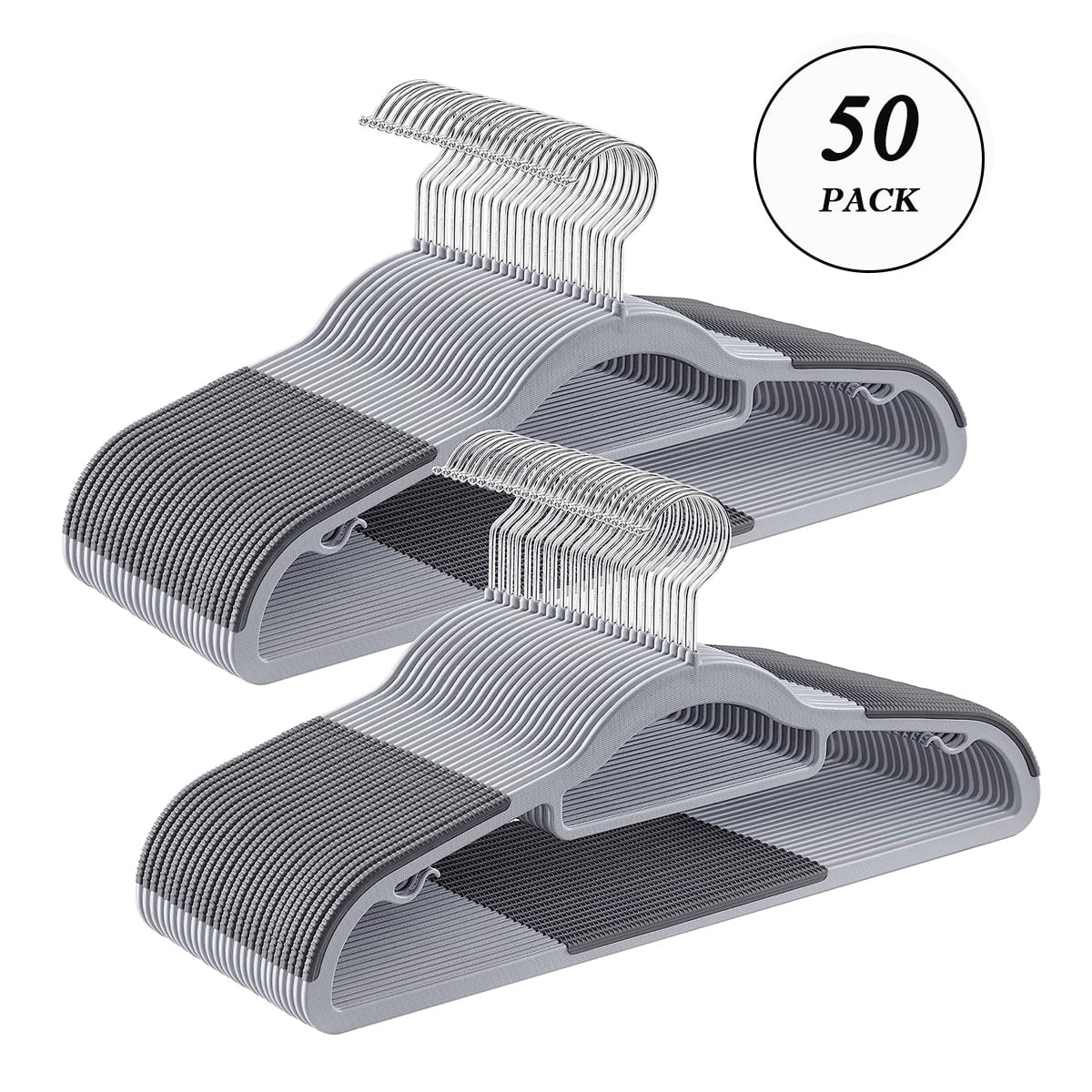 Kitcheniva Plastic Hangers Durable Slim Pack of 30 Gray, Pack of 30 -  Harris Teeter