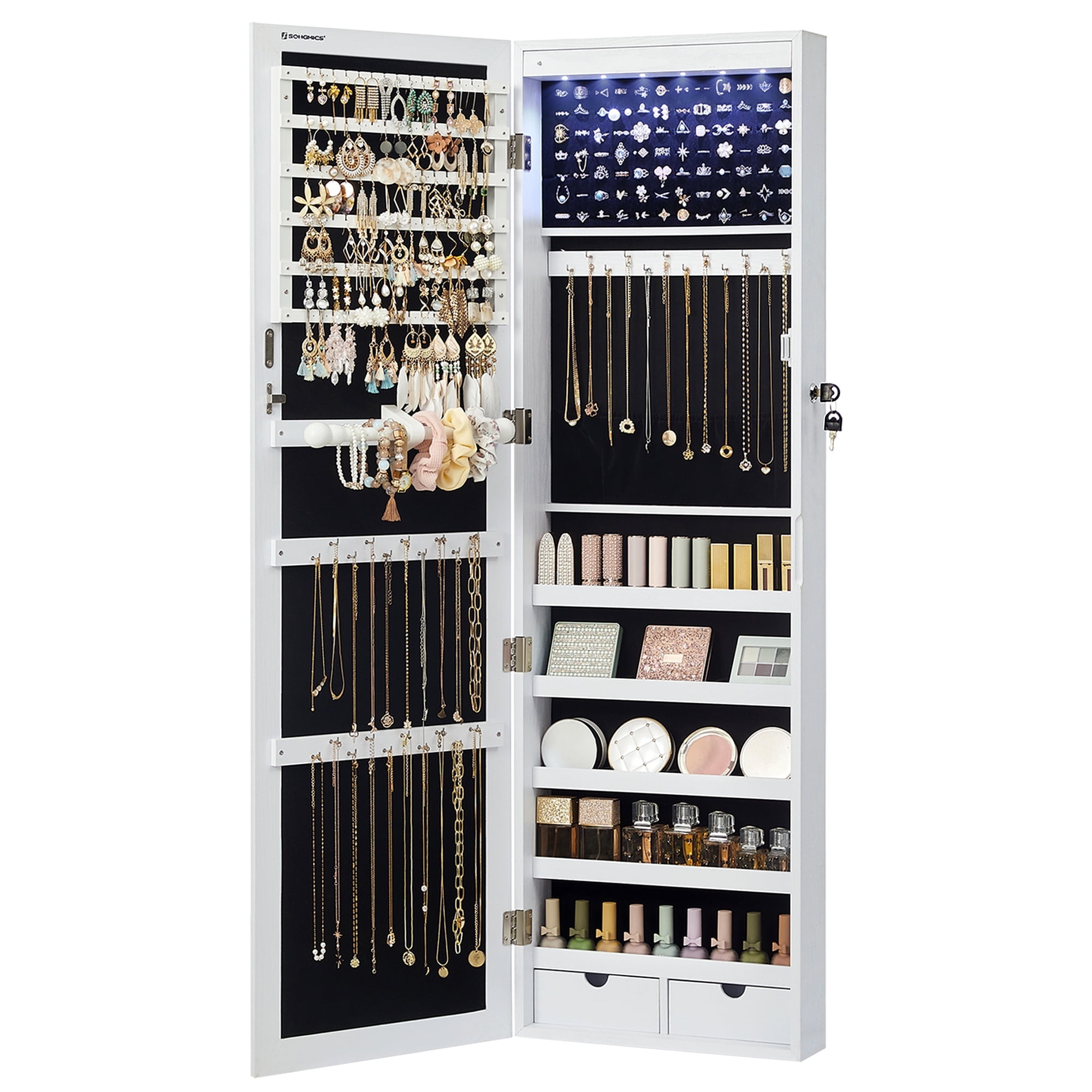 https://i5.walmartimages.com/seo/SONGMICS-6-LEDs-Mirror-Jewelry-Cabinet-47-2-Inch-Tall-Lockable-Wall-Door-Mounted-Armoire-Makeup-Perfume-Holder-Organizer-2-Drawers-White_54c59e1d-d578-4ce3-942b-0b0f694206f7.cb7e119e9ff70b3f24c5dc2f8b9e4c1b.jpeg