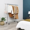 thumbnail image 1 of SONGMICS Clothes Rack on Wheels, for Living Room, Bedroom, Silver, 1 of 8
