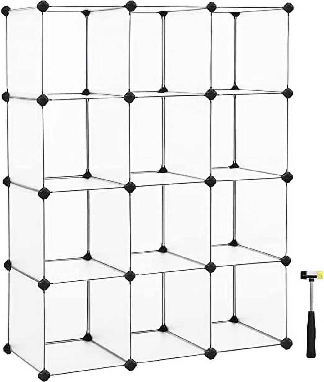 SONGMICS DIY 12 Cube Storage Organizer Cubbie Storage Modular