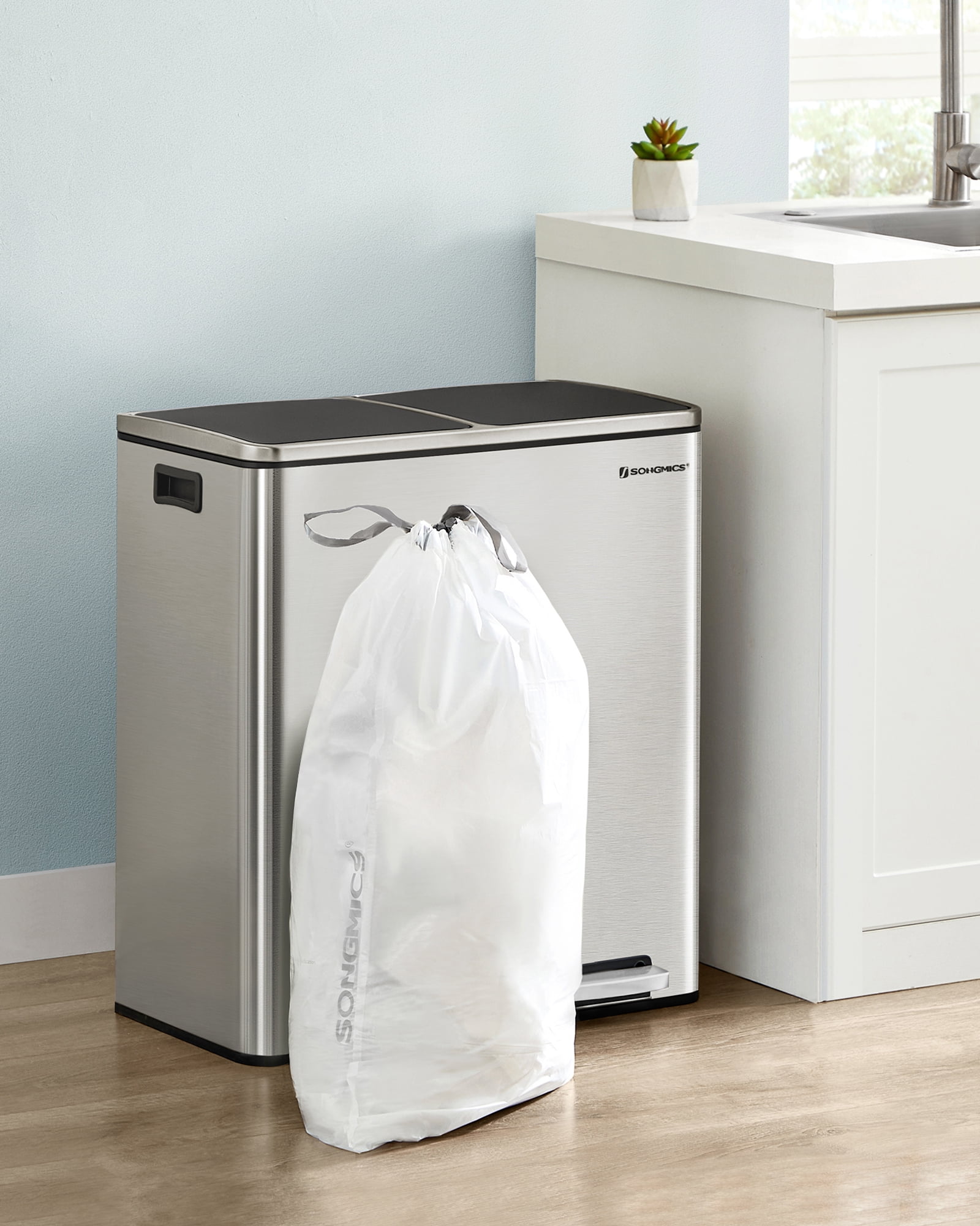 SONGMICS Drawstring Trash Bags