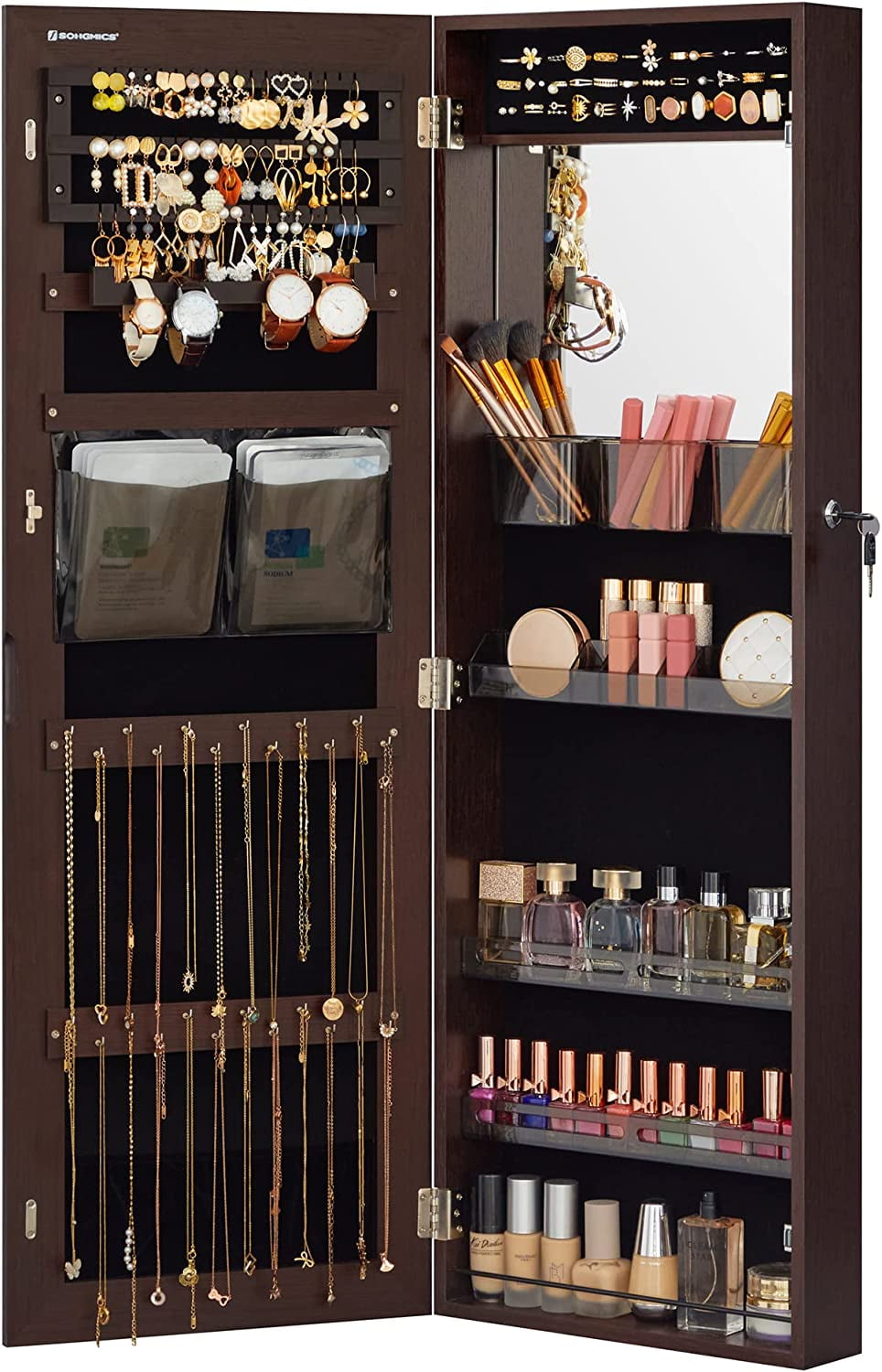 Jewelry Storage Cabinet Organizer Box
