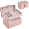 Jewelry Box, Travel Jewelry Case, 2Layer Jewelry Holder Organizer