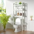 SONGMICS Over The Toilet Storage Bamboo 3Tier OverTheToilet Space