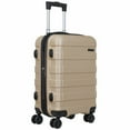 thumbnail image 1 of SONGMY 21-Inch Hardside Luggage, Champagne Carry On Luggage with Spinner Wheels, 1 of 10