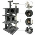 thumbnail image 1 of SONGMY 53 Inch Cat Tree Condo Tower, Deep Grey Cat Activity Center with Scratching Posts, Multi-Level Pet Furniture for Indoor Cats, 1 of 10