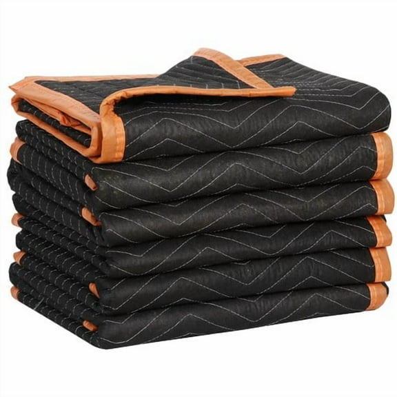 SONGMY 6 Pack Moving Blankets, 39.1"x72" Quilted Furniture Shipping Pads