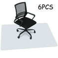 thumbnail image 1 of SONGMY 6 Pieces 46" x 60" Floor Protective Chair Mat, Thicken Office Home Heavy Duty Rectangular Mat, Desk Chair Floor Protector, 1 of 10