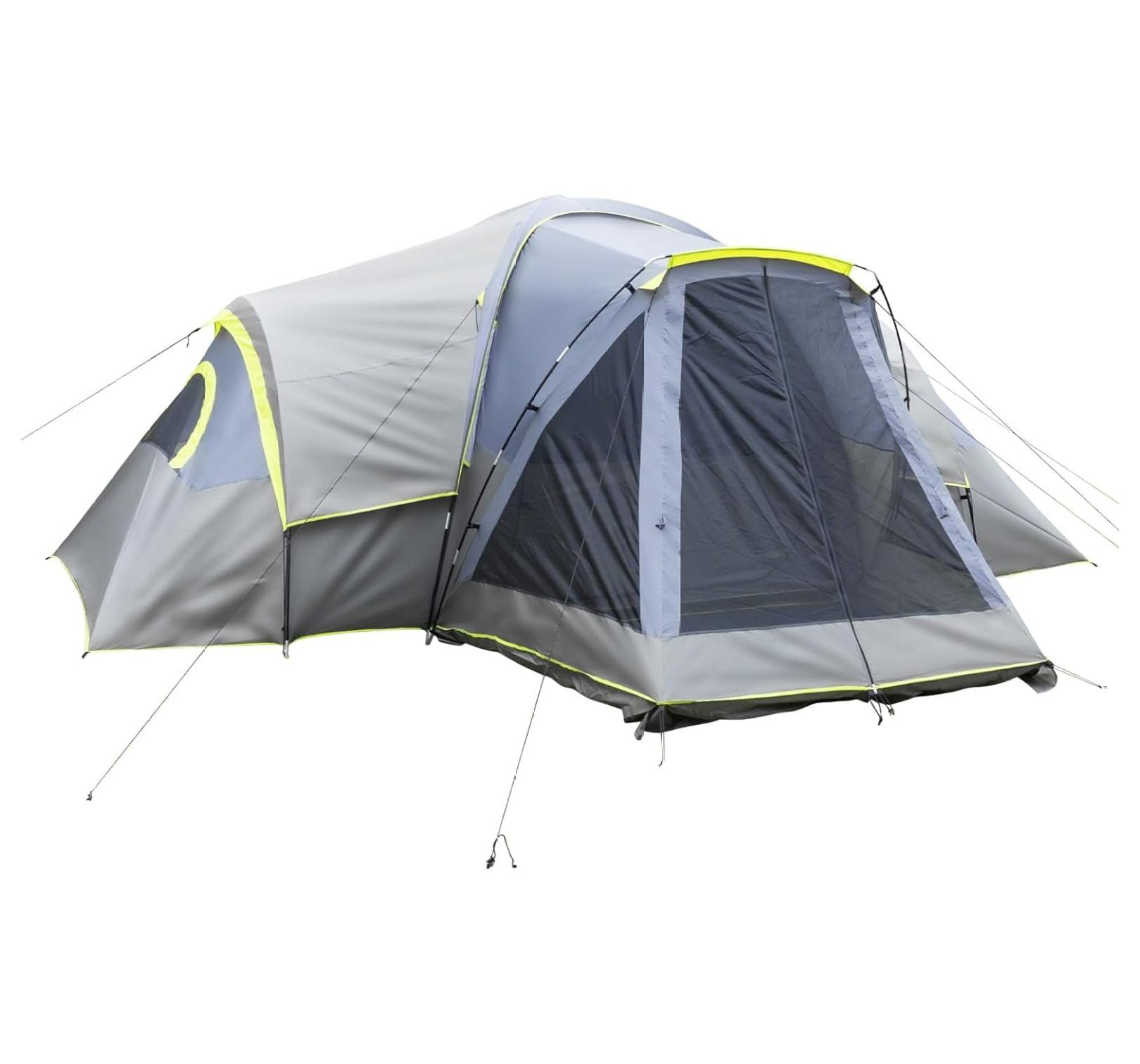 SONGMY 8/10 Person Camping Tent, Large 2 Room Family Tent with Weatherproof Cabin Shelter with Rainfly & Carry Bag for Backpacking Hiking Car Traveling