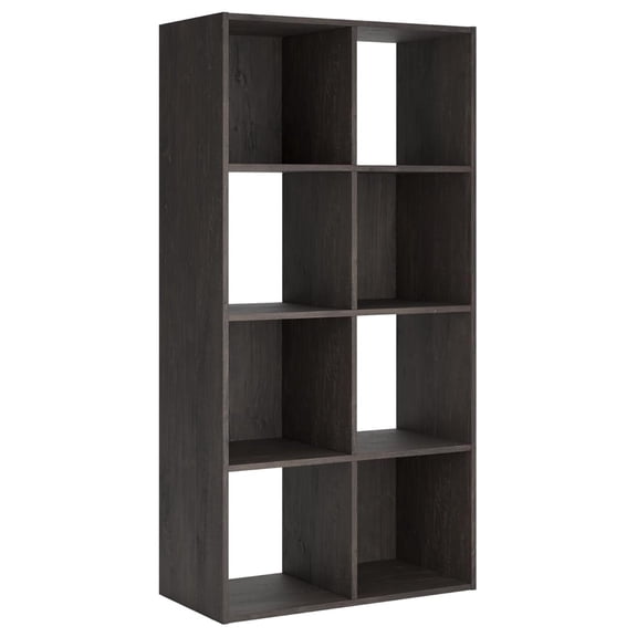 SONGMY 8 Cube Storage Organizer or Bookcase, Charcoal