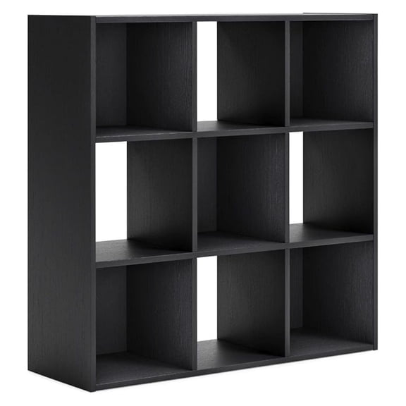 SONGMY 9 Cube Storage Organizer or Bookcase, Black