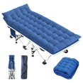 thumbnail image 1 of SONGMY Cot, Camping Cot with Thick Pad,Cots for Sleeping,Camping Bed Folding Cot 450LBS(Max Load) Comfortable Double Layer Heavy Duty with Carry Bag for Office/Home Nap,Outdoor Travel, 1 of 7