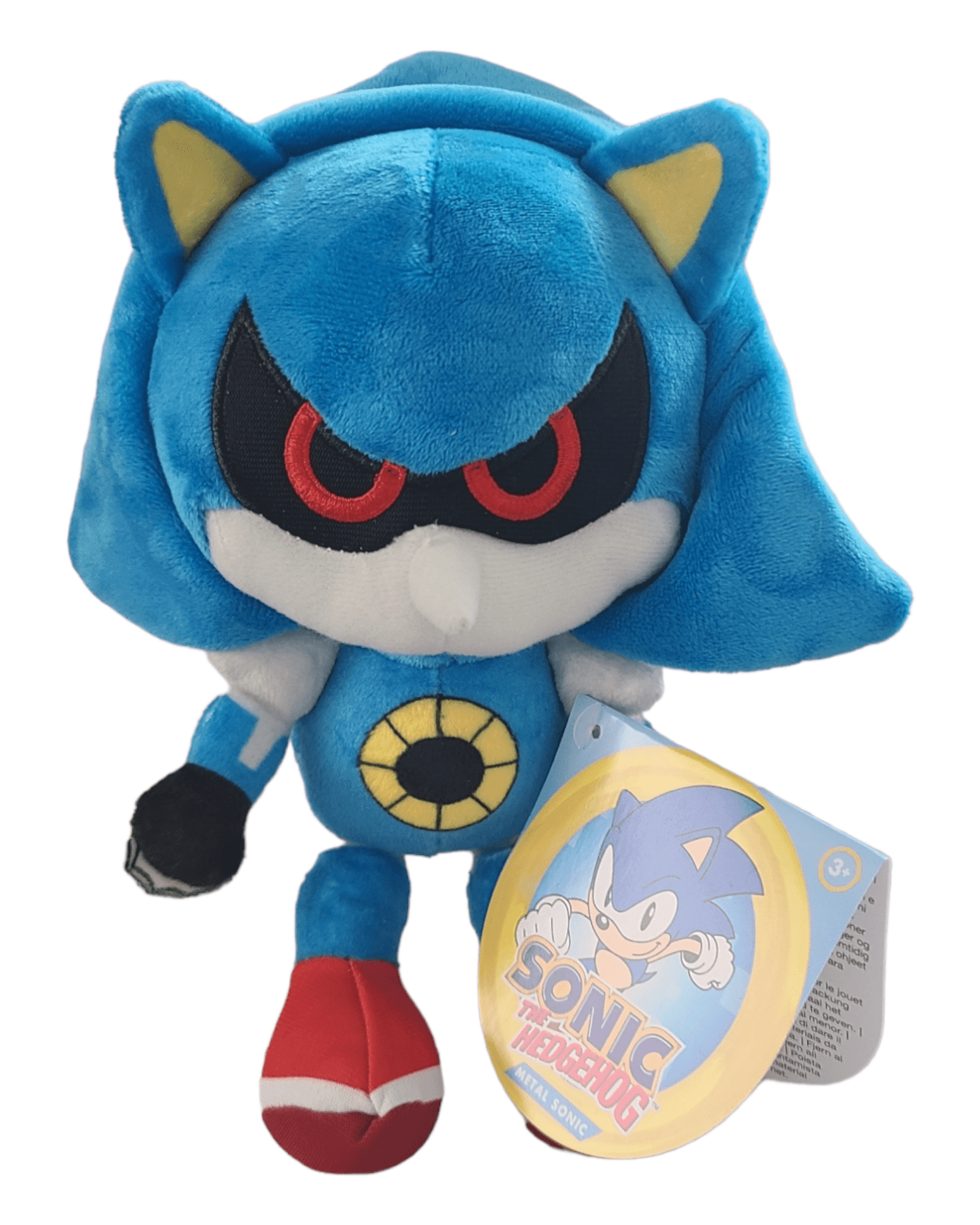 Sonic 9 Inch Metal Sonic Plush Figure - Knuckles Character Toy