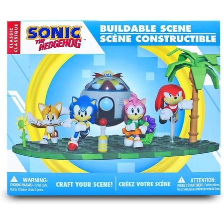 Series 4 Sonic The Hedgehog Buildable Scene [Sonic, Tails, Knuckles, Amy Rose & Dr. Eggman]
