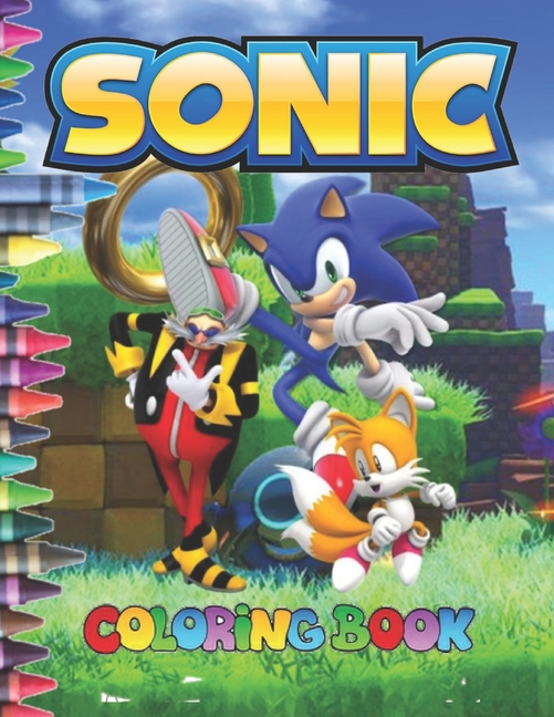 SONIC Coloring Book : The original book, a New book, LASTER Version ...