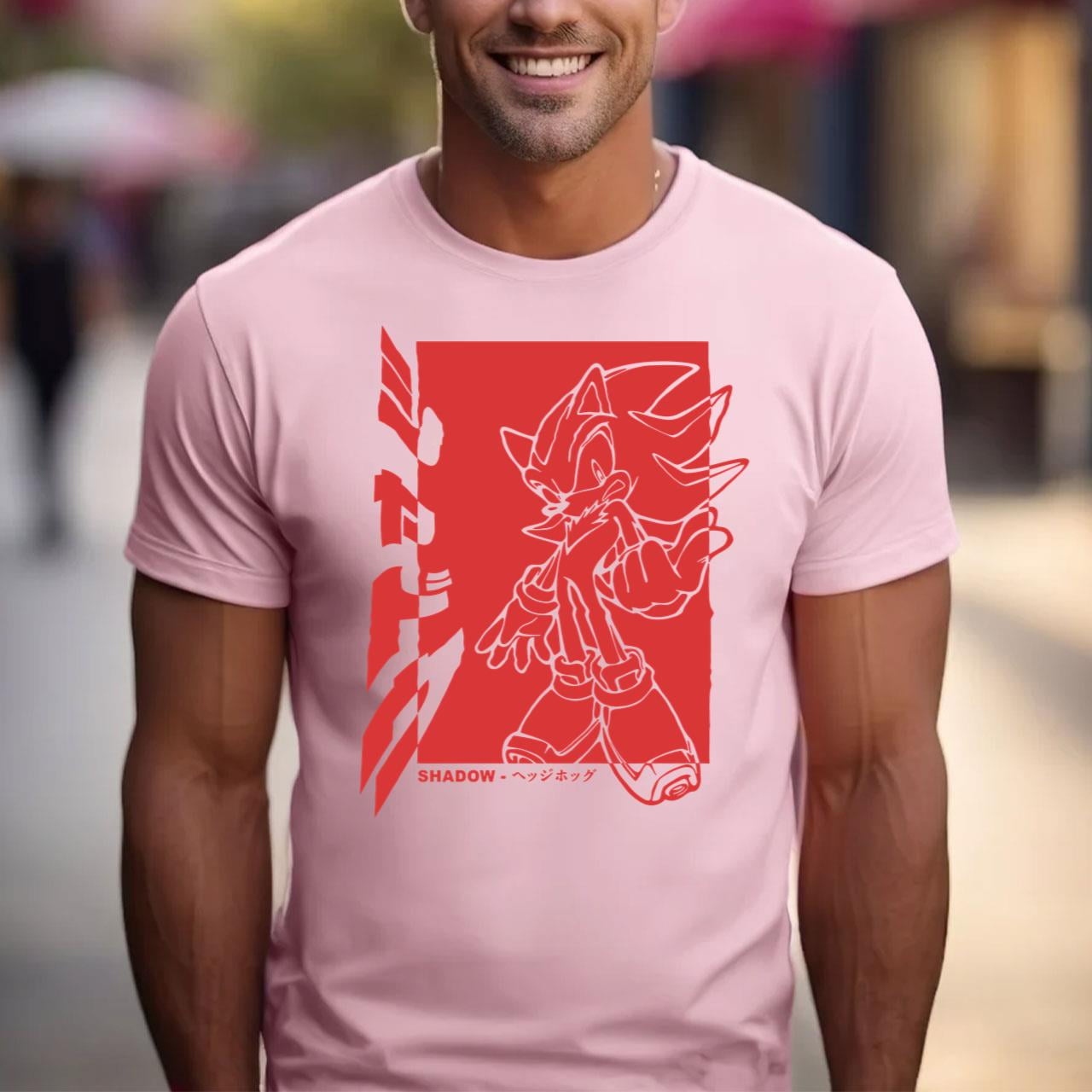 SONIC HEDGEHOG SHIRT Sonic Shadow Knuckles Tails Birthday Gift For