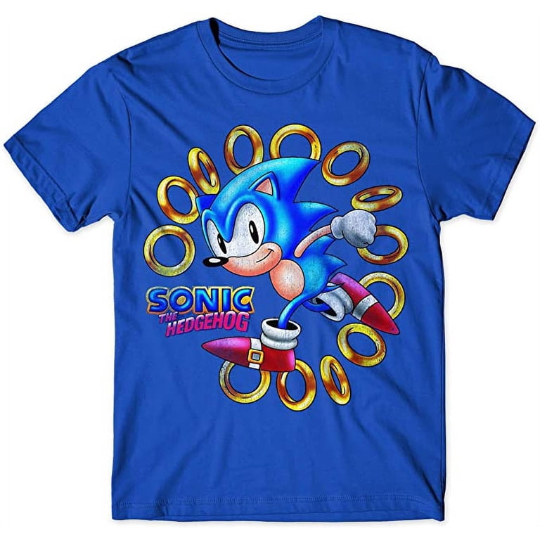 Fandom Republic Sonic Youth Boys T-Shirt, Gold Rings Design, 100