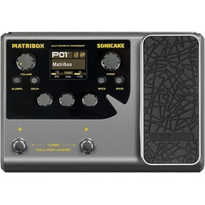 SONICAKE Multi Effects Processor with Expression Pedal Guitar Bass Amp Modeling IR Cabinets Simulation Stereo OTG USB Audio Interface Matribox