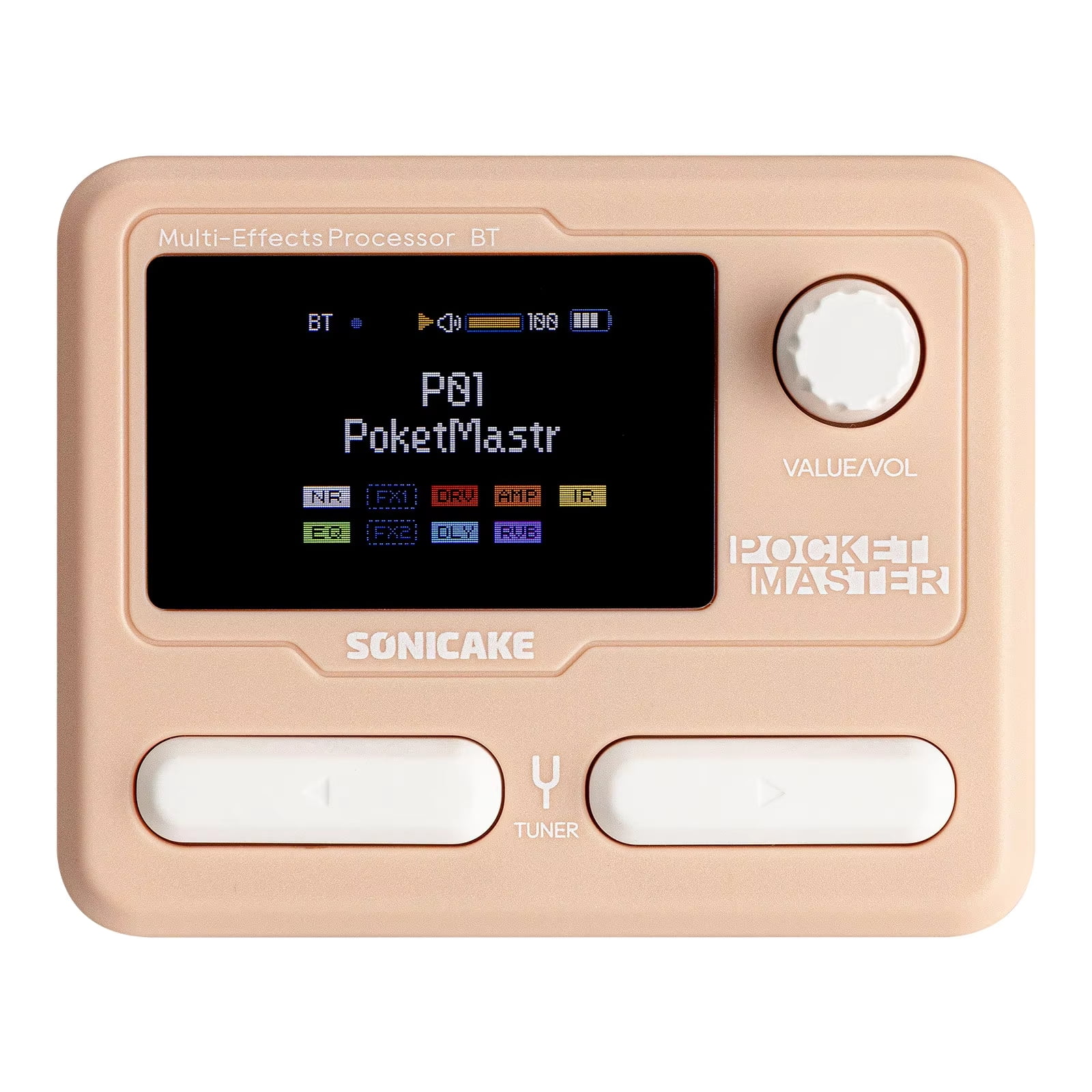 SONICAKE Pocket Master All-in-One Portable Guitar/Bass Multi