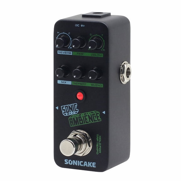 SONICAKE Sonic Ambience Multi Mode Tap Tempo Delay and Reverb Guitar Bass Effect
