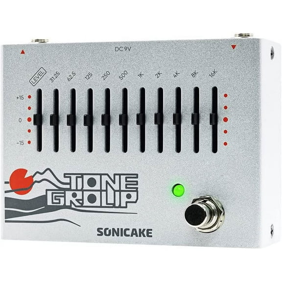 SONICAKE Tone Group 10-Band EQ Equalizer Guitar Bass Effects Pedal