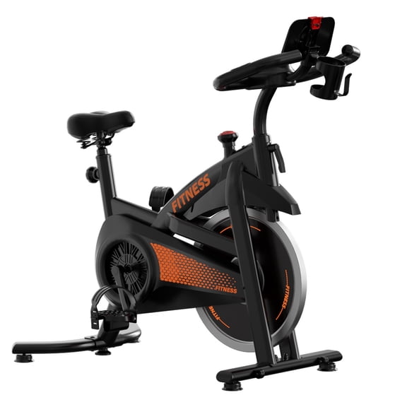 SONITU Indoor Cycling Bike Stationary  Magnetic Exercise Bike with Adjustable Resistance, 300LBS Capacity, Padded Comfort Seat for Home Use