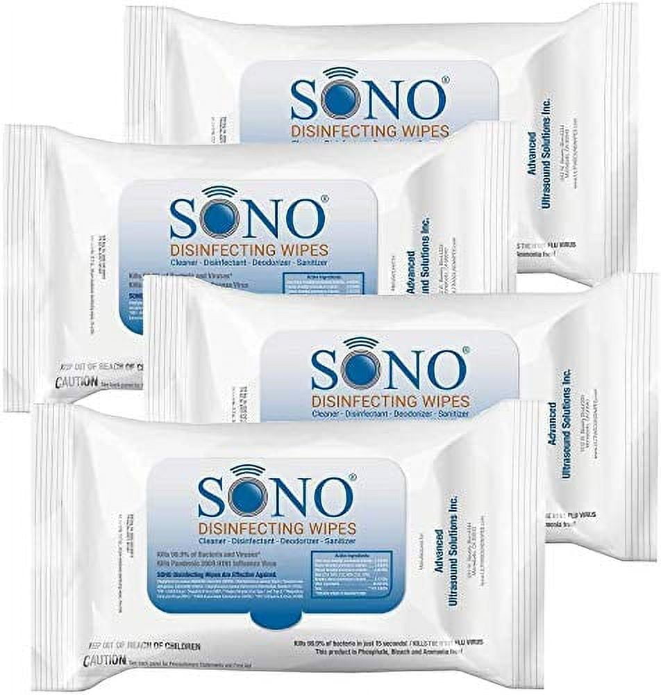 SONO Disinfecting Travel Wipes Pack of 3