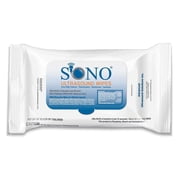 SONO Pre-Moistened Disposable Disinfectant Wipes, Scented, 7 in x 10 in, 50 Wipes, 12 Packs, 600 Total