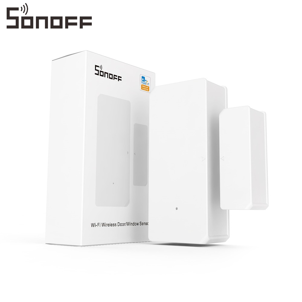 SONOFF DW2 Wi-Fi Wireless Door Window Sensor,APP Alert for Home Automation Wireless Alarm Security System, Compatible with Alexa Google Home IFTTT, No Gateway Required - image 1 of 9