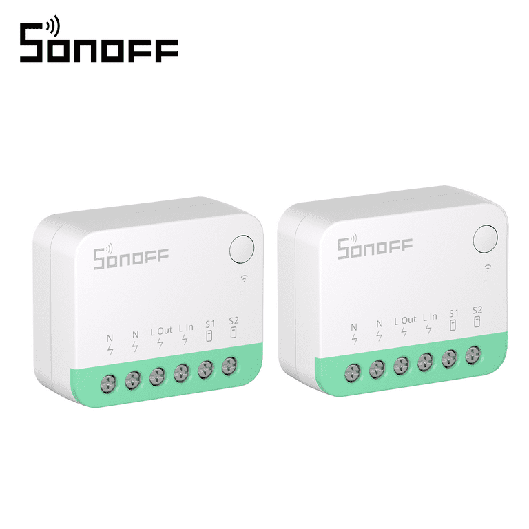 Sonoff Mini R2 Wifi Smart Switch MINIR2 2 Way Modules eWeLink APP DIY  Switch Wireless Remote Control Work with Alexa Google Home - AliExpress