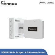 SONOFF RFBridgeR2 Smart Gateway,Wi-Fi 433MHz APP Remote Controller, Wireless Smart Switch Works with Alexa Google Home SmartThings