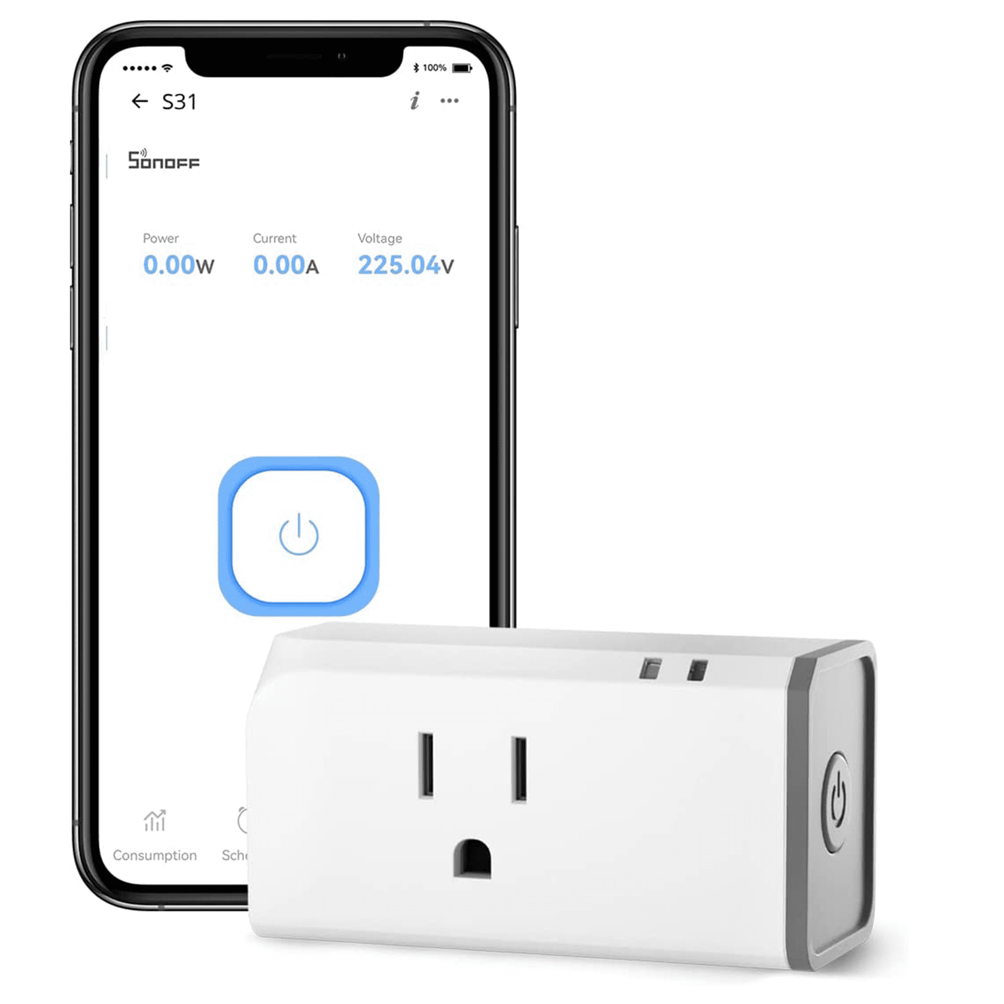 Viewise SH-WPM11 Wi-Fi Mini Smart Plug Works with Alexa for Voice Control  Save Energy and Reduce Electric Bill