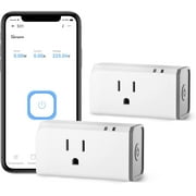 SONOFF Smart Plug with Energy Monitoring Voice Control Support , Works with Alexa Google Home ,WiFi Mini Smart Outlet for Home and Commercial Use S31 2 Packs