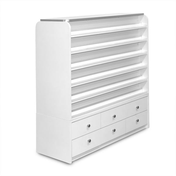 SONOMA Polish & Powder Rack with Cabinets Nail Salon Furniture & Equipment