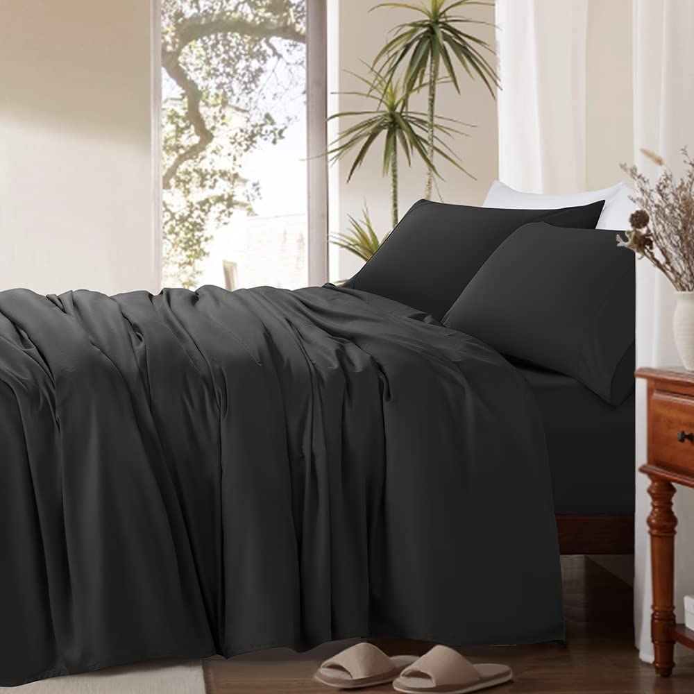 SONORO KATE Egyptian Cotton Bed Sheets Set 1000 High Thread Count 100