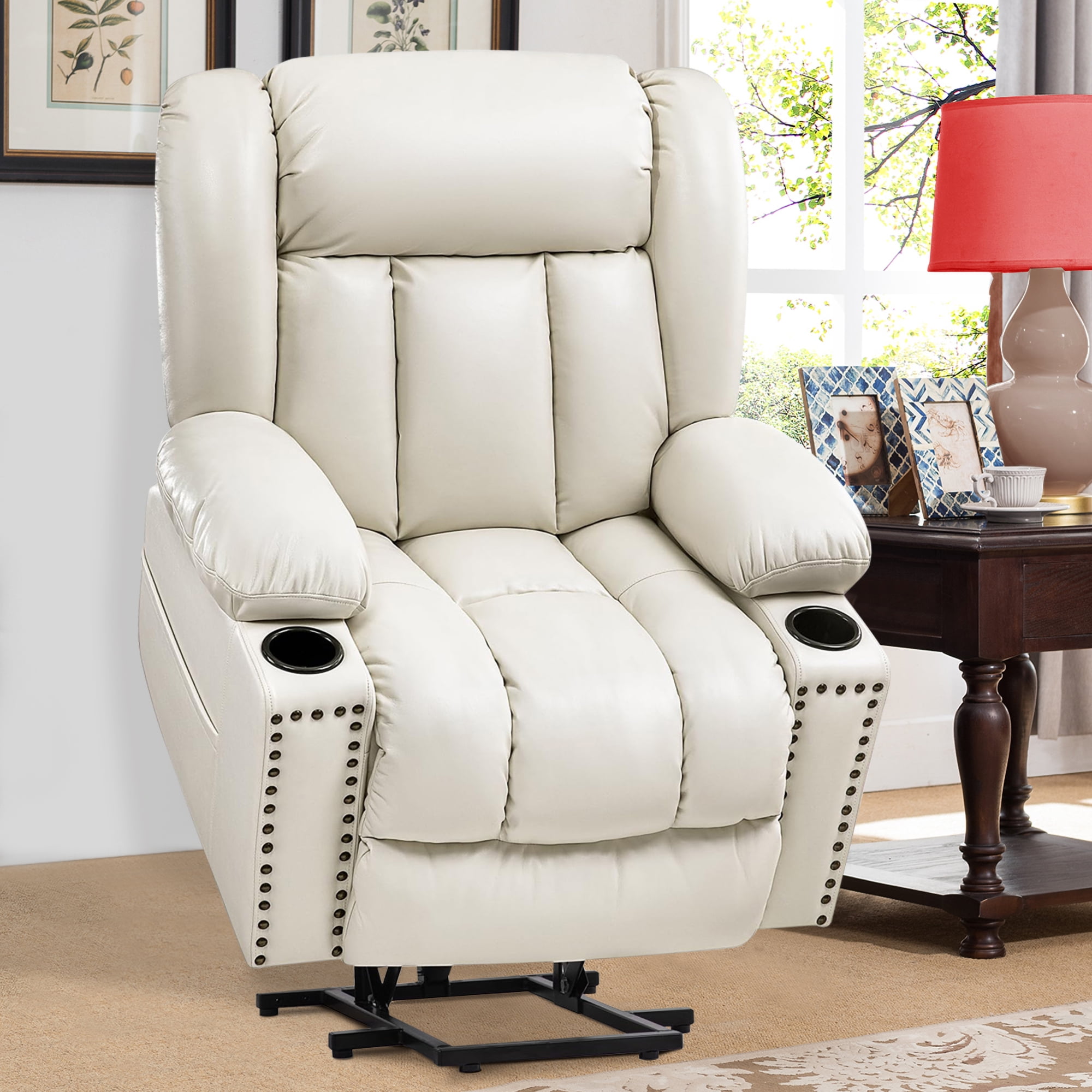 SONORO KATE Large Power Lift Recliner for Elderly with Massage and Heat