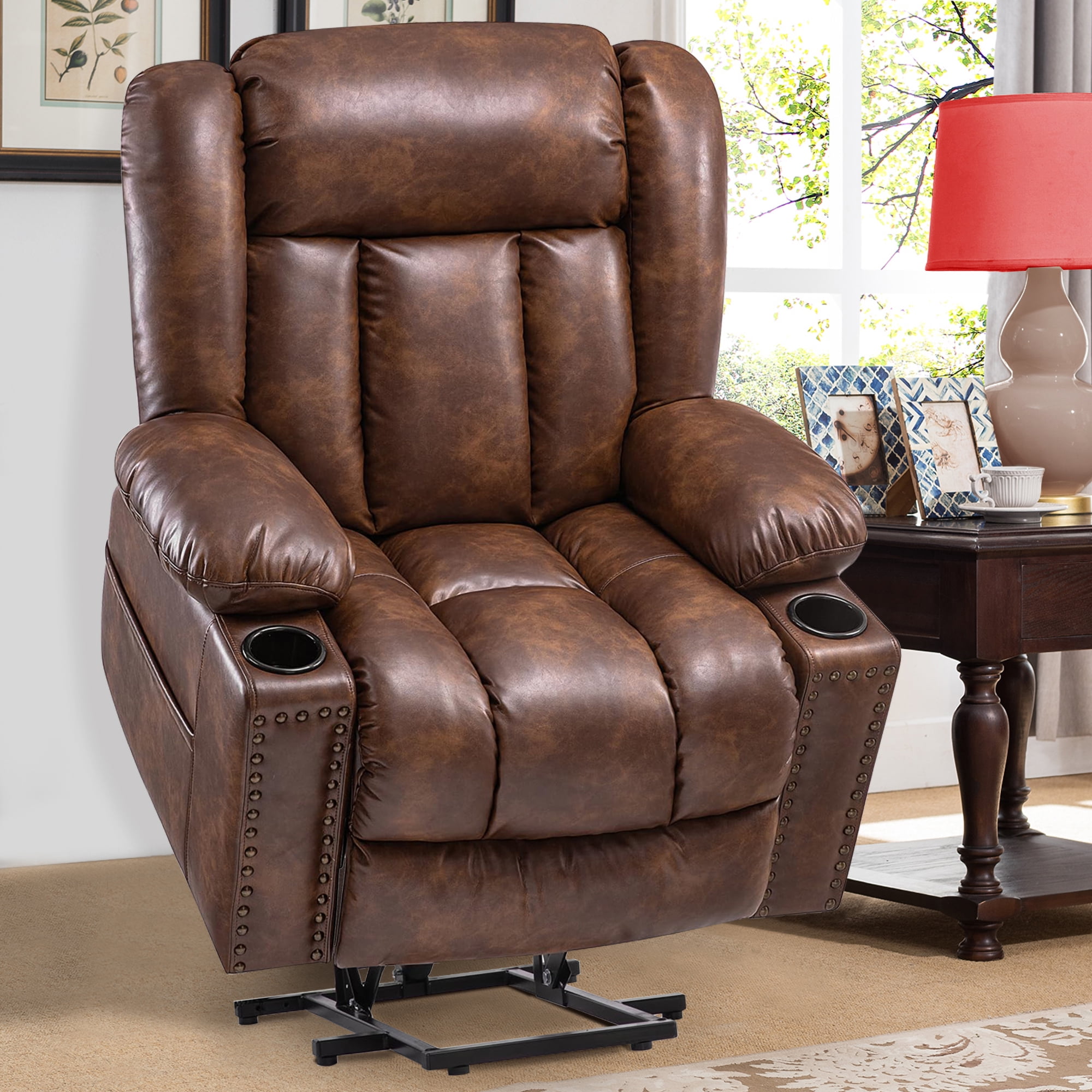 SONORO KATE Large Power Lift Recliner for Elderly with Massage and Heat