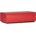 thumbnail image 1 of SONOROUS CTB-120 All Glass Coffee Table / Center Table - Scarlet Red (Limited Edition), 1 of 5