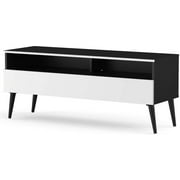 SONOROUS VL-1200 Series Modern Wood TV Stand with Solid Wood Legs for TVs up to 65"